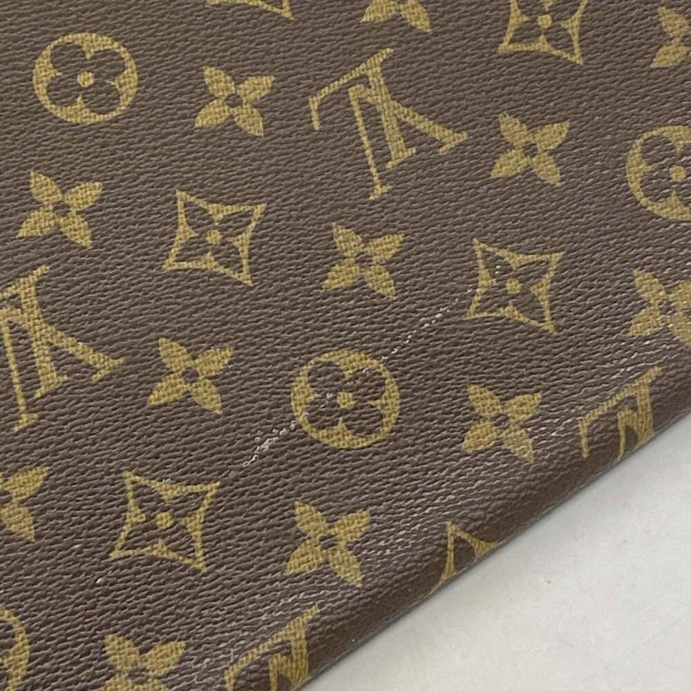 LOUIS VUITTON Brown Monogram Pochette Clutch Bag - Picture 6 of 8